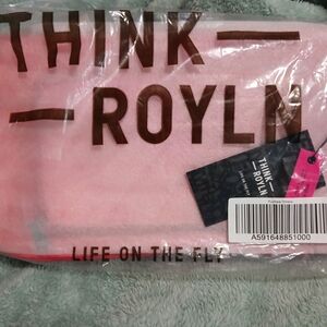 THINK ROYLN Pink Cosmetic Bag